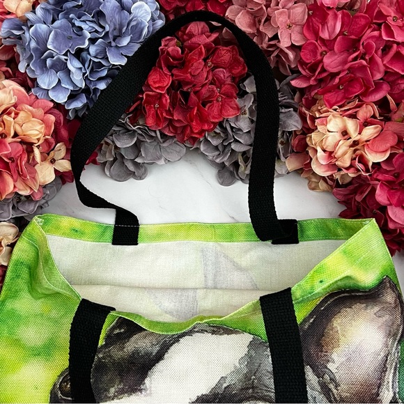 Eco-Friendly Adorable Boston Terrier Folding Tote Bag - Picture 9 of 12